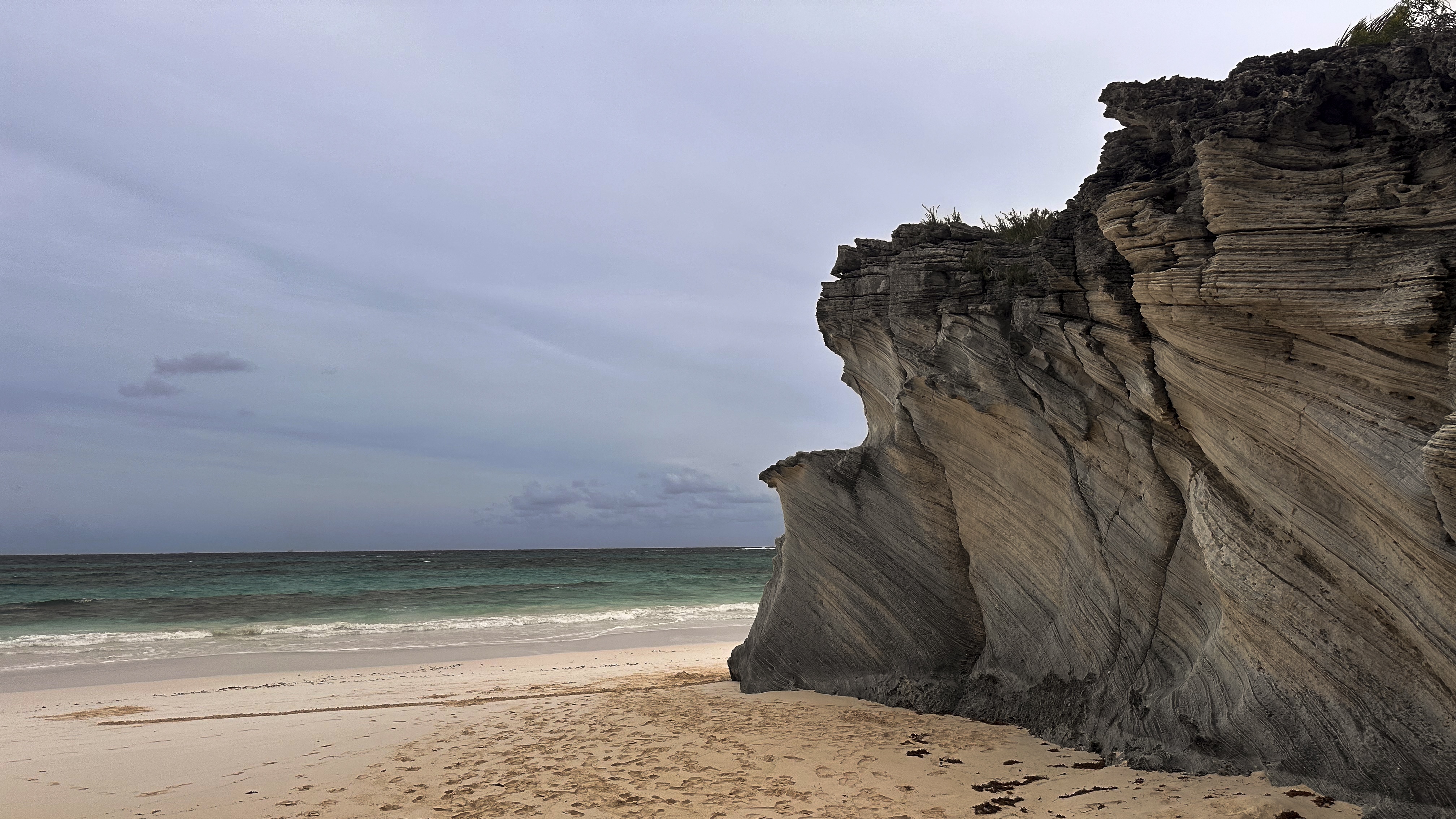 Rock Formation in the
          Southern Coast of Eleuthera, The Bahamas